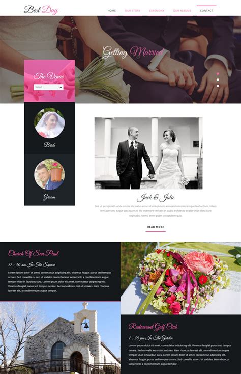 幸福恋人婚恋网站模板是一款适合婚纱摄影公司HTML网站模板下载。_金屋文档