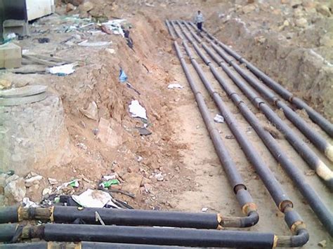 2021年11月济南市莱芜区老旧小区给水管道改造施工现场_山东正源塑胶有限公司