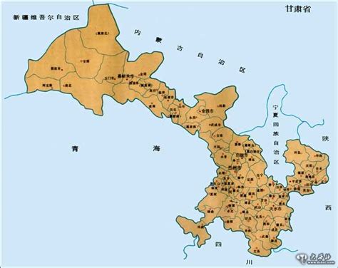 甘肃省旅游地图全图下载-甘肃省旅游地图高清版大图 - 极光下载站