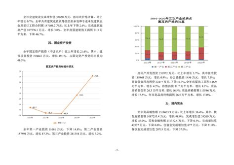 (盘锦市)2020年大洼区国民经济和社会发展统计公报-红黑统计公报库