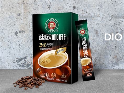 迪欧咖啡（dio coffee）三合一速溶咖啡 特浓13克×100条×1袋 - 海航福利汇