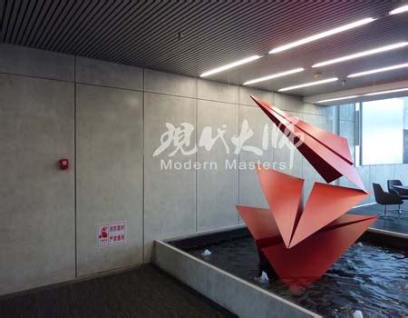 现代大师艺术漆办公空间施工案例_王女士_美国室内设计中文网博客