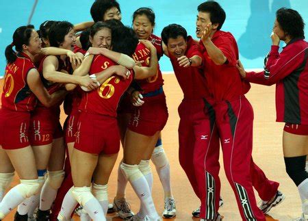 图文：中国女排奥运会夺冠(1)