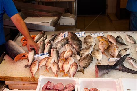 鱼市场营养海鲜鲭鱼烹饪养殖美食柜台水产午餐标签高清图片下载-正版图片321346248-摄图网