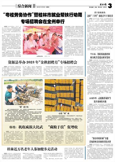 桂林日报 -03版:综合新闻-2023年10月29日