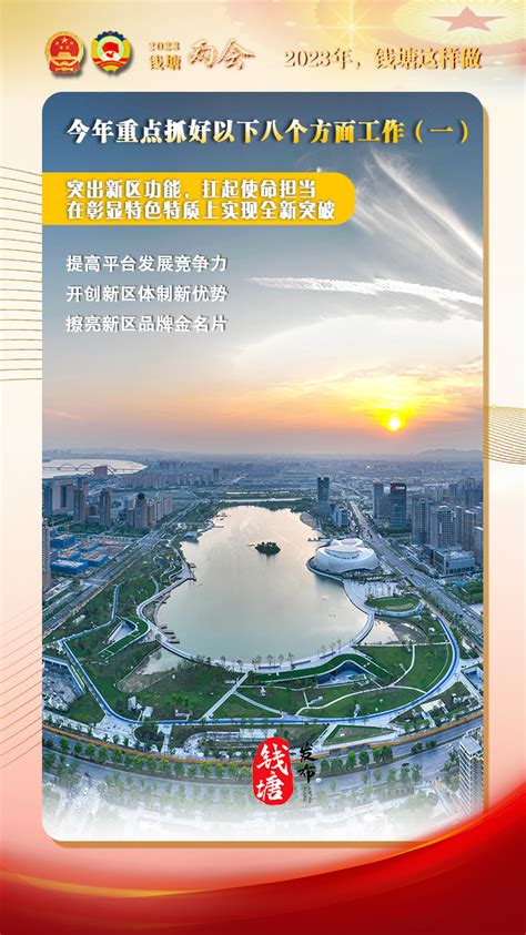 2023年杭州市钱塘区政府工作报告