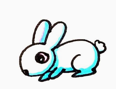可爱小兔子怎么画带步骤 兔子简笔画图片 - 巧巧简笔画