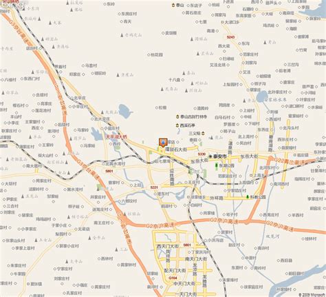 泰安市最新地图,泰安市区详细,泰安市高新区_大山谷图库