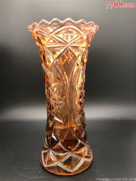 民国玻璃花瓶（漂亮）-价格:11.0000元-au26156146-琉璃瓶 -加价-7788收藏__收藏热线