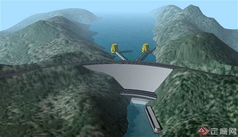 MAX：三峡大坝 三峡船闸 三峡库区 三峡升船机 虚拟现实模型 3Dmax模型 三维动画模型3dmax模型 地产动画三维动画场景免费下载3dmax模型
