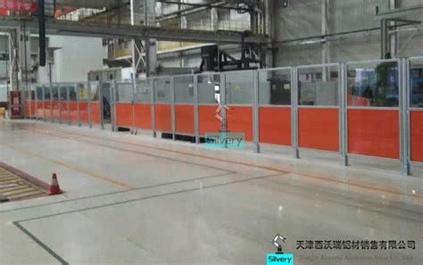 铝型材工业围栏上海萌沃提供图纸各种机器人防护加工生产质量加工-阿里巴巴