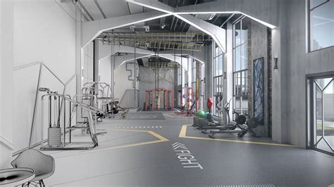 ctnrfit健身工作室|空间|室内设计|独立的小木匠 - 原创作品 - 站酷 (ZCOOL)