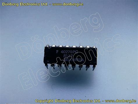 Semiconductor: 4027 - DUAL J-K FLIP-FLOP...