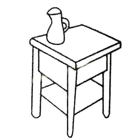 课桌简笔画方法(课桌简笔画画法) | 抖兔教育