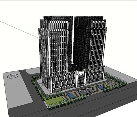 商业大楼模型设计图__建筑设计_环境设计_设计图库_昵图网nipic.com