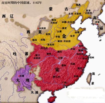 南宋版图图片