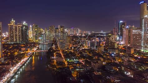 马尼拉，菲律宾的马卡蒂天际线. 高清摄影大图-千库网