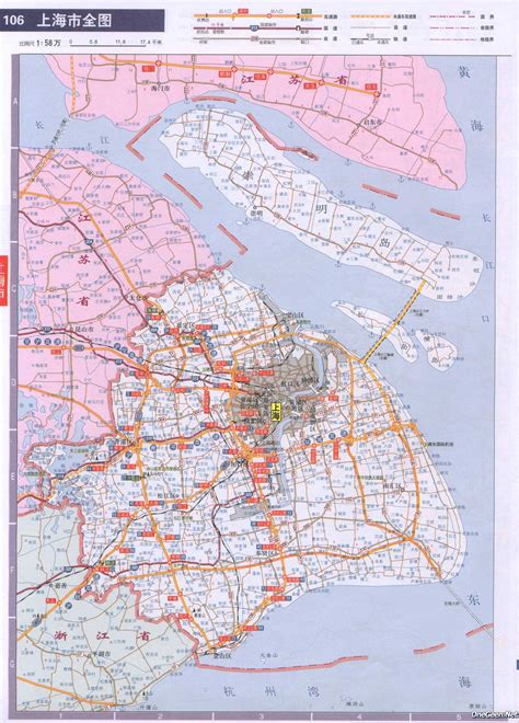 上海交通地图全图_交通地图库_地图窝