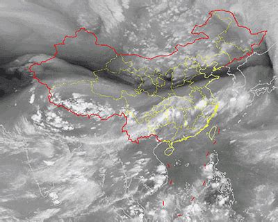 7月15日天气卫星云图解读，中国华北地区进入雨季！