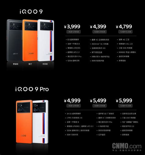 【爱酷9和爱酷9pro的区别】iQOO 9和iQOO 9 Pro怎么选？这张对比图你得看看