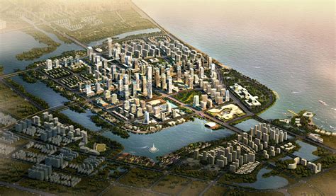 连云新城东部商务中心区城市设计 - 城市规划 - 汉通设计