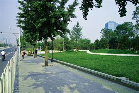 北京石景山游乐园南广场绿地-公共绿地案例-筑龙园林景观论坛