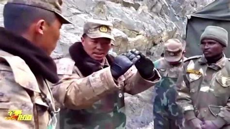 中印边界冲突视频，致4名解放军官兵牺牲，一人重伤