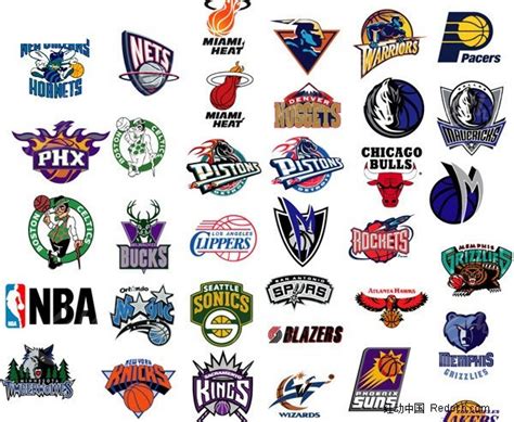 美国NBA篮球队徽标志矢量素材AI免费下载_红动中国