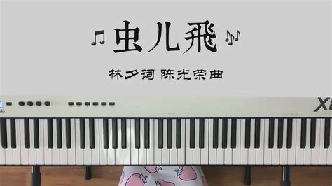 《虫儿飞》钢琴弹奏教学_腾讯视频