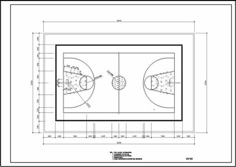 篮球场规划尺寸标准(篮球场尺寸不够怎么缩小)