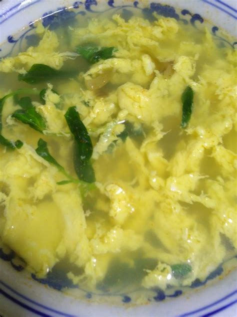 【青菜榨菜丝蛋汤的做法步骤图，怎么做好吃】绿色的梦c_下厨房