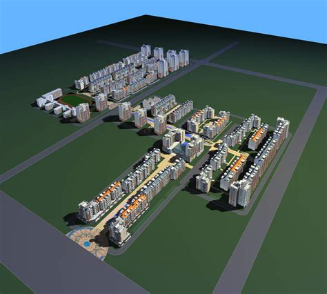 芜湖城市综合体su模型 - SketchUp模型库 - 毕马汇 Nbimer