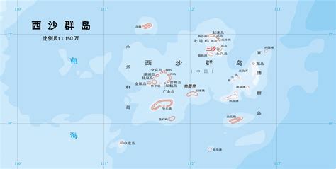 海南省三沙市西沙群岛-地图帝