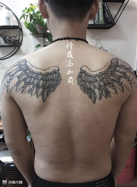 _天使背部纹身图案大全 - 纹身大咖
