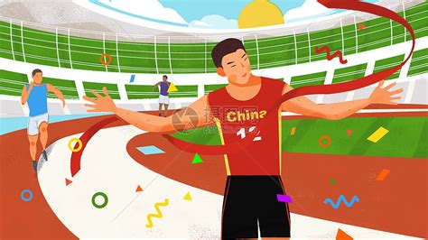 亚运会运动比赛插画插画图片下载-正版图片400479510-摄图网