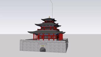 酒泉鼓楼三维建模su建模三维模型3d打印_3dsMax下载(编号:7694494)_3D模型_光厂(VJ师网) www.vjshi.com