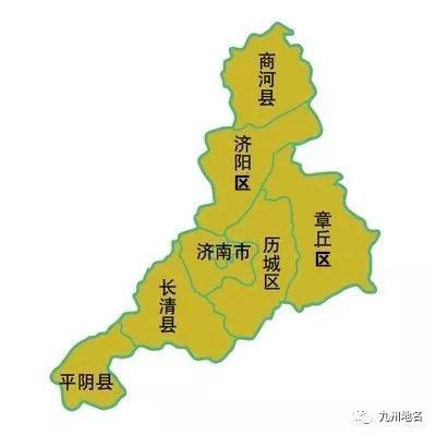 济南市16个区县地图,济南市各区划分图,济南市五区分布图_大山谷图库
