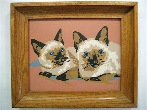 Siamese Cats (14DDD) | Paint By Number Museum
