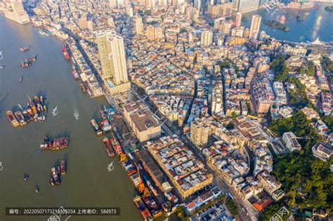 航拍澳门半岛风顺堂区风光,滨海建筑,建筑摄影,摄影素材,汇图网www.huitu.com