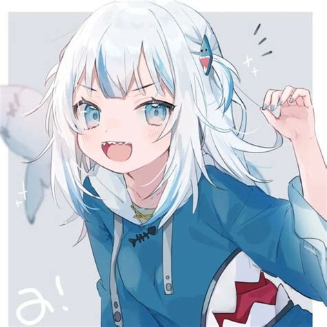 温柔的鲨鱼女生头像