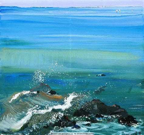 大海的水粉画教程简单 怎么用水粉画大海 - 第 2 页 - 水彩迷