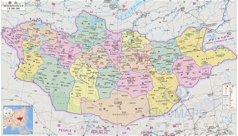 蒙古国地方全图_蒙古地图_初高中地理网