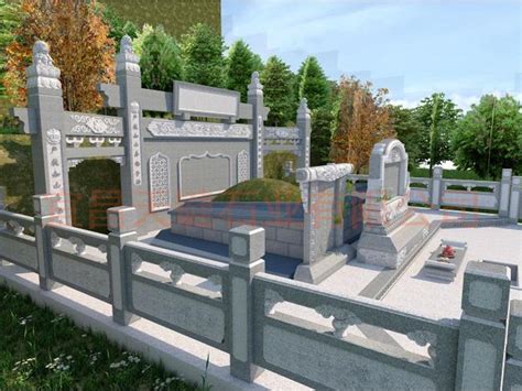 石雕墓地定制设计制作