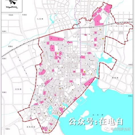 电白城区发展规划曝光：10年后的电白是这样的……_水东片区