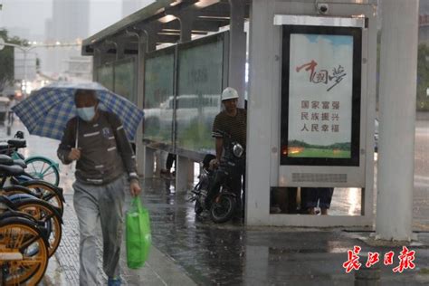 一场暴雨武汉气温重回20℃，明天雨水天气继续_武汉_新闻中心_长江网_cjn.cn