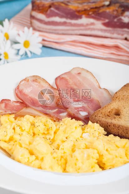 早餐煎培根鸡蛋高清图片下载-正版图片307563601-摄图网