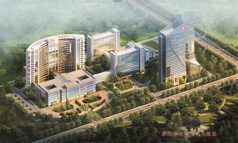 新院区总体规划鸟瞰图 - 院容院貌 - 曹县人民医院
