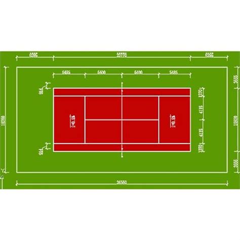 网球场尺寸一般是多少_第二人生