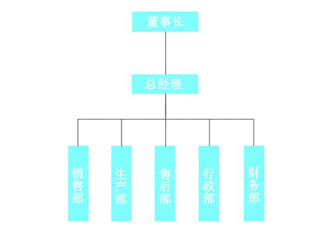 销售型公司组织架构图实用模板