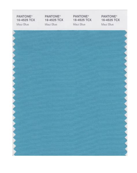 BUY Pantone Cotton Swatch 16-4525 Maui Blue
